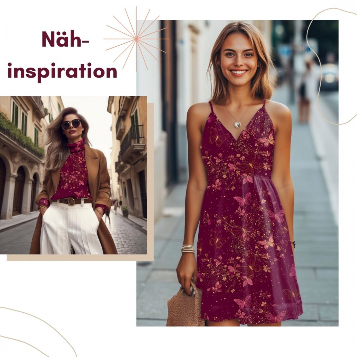 Summer Bird - Eigenproduktion von Graustufen-Stoffe